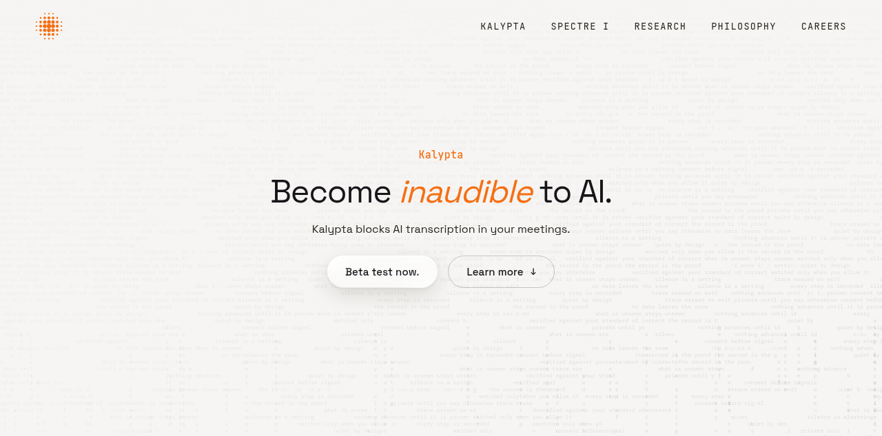 Kalypta launches as a Mac app that jams AI meeting notetakers locally