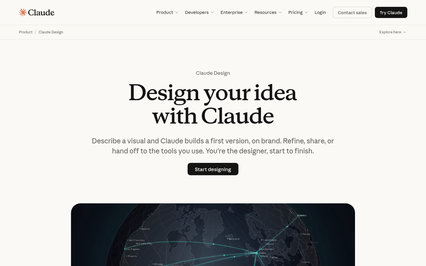 Claude 对话内可做 Docs / Slides / Design