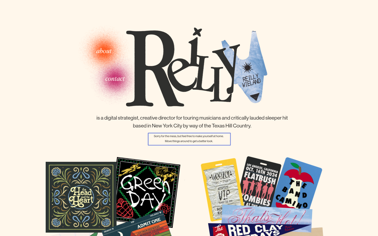 wryly.co:能把页面元素随手拖动的个人站