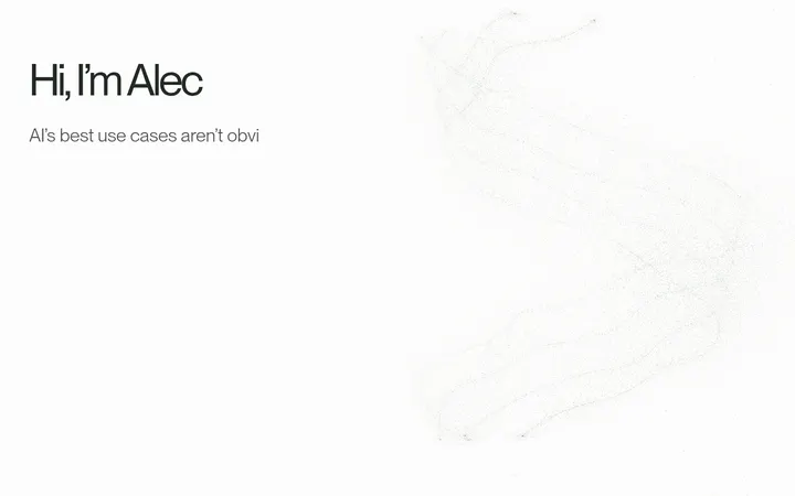 Alec Freese 个人网站上线