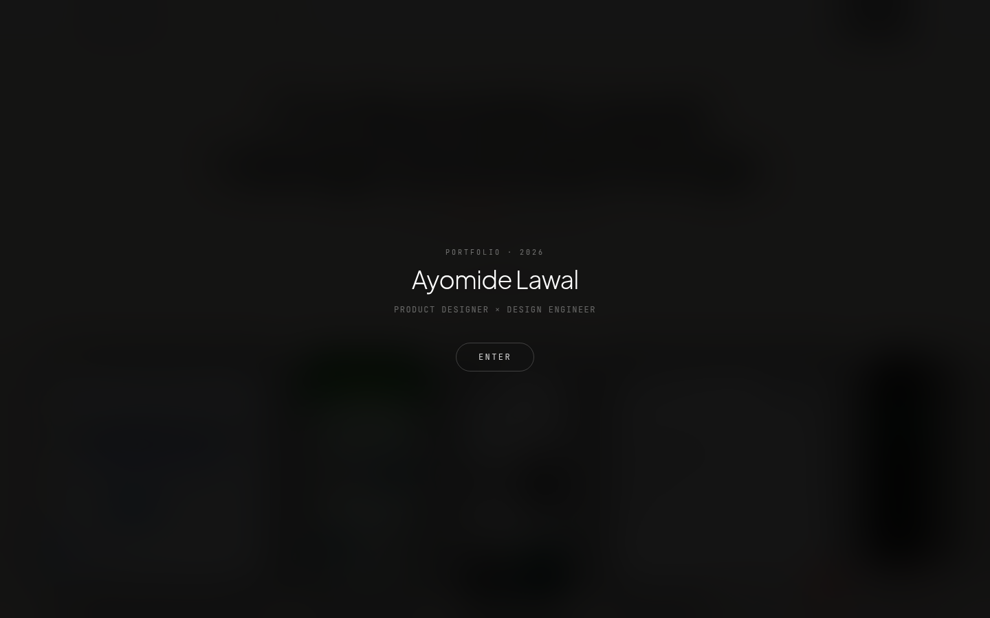 Ayomide Lawal 的个人作品网站
