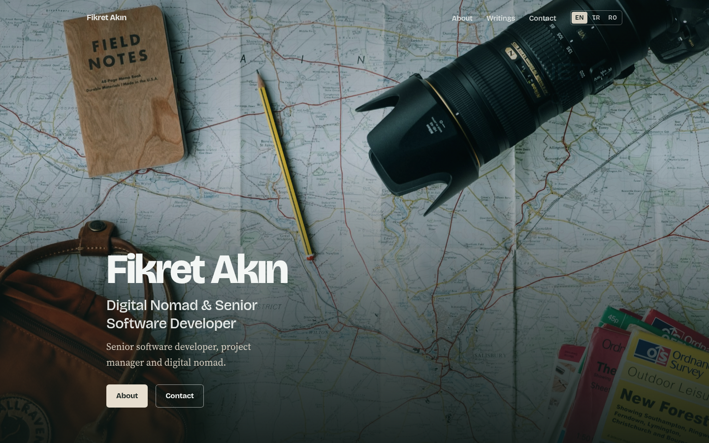 Fikret Akın 重启个人网站