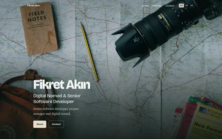 Fikret Akın 重启个人网站