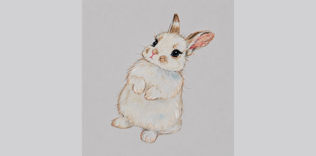 Cathy Tie 的毛绒兔插画主页