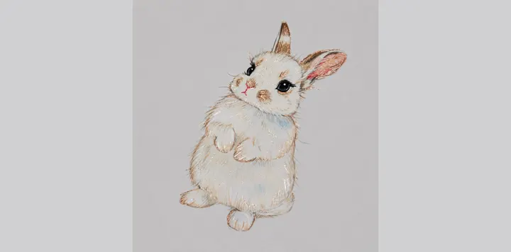 Cathy Tie 的毛绒兔插画主页