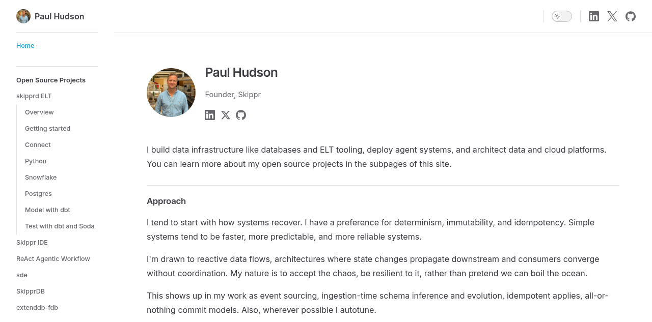 Paul Hudson 展示开源数据 IDE