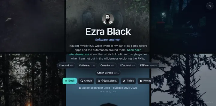 Ezra Black 更新工程师作品集