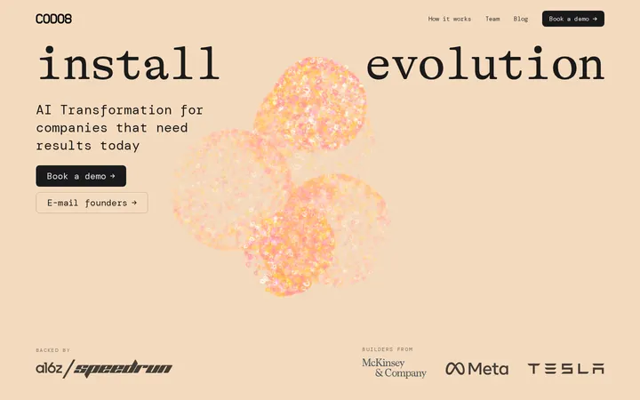 Codos launches landing page for enterprise AI transformation software