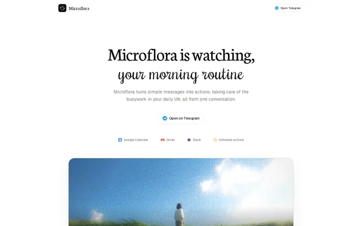 Microflora：Telegram 里的背景 AI 助手