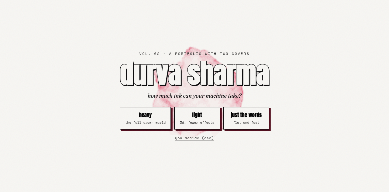 Durva Sharma 更新个人网站第二版