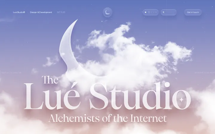 Lué Studio：云端设计工坊的月相梦幻站