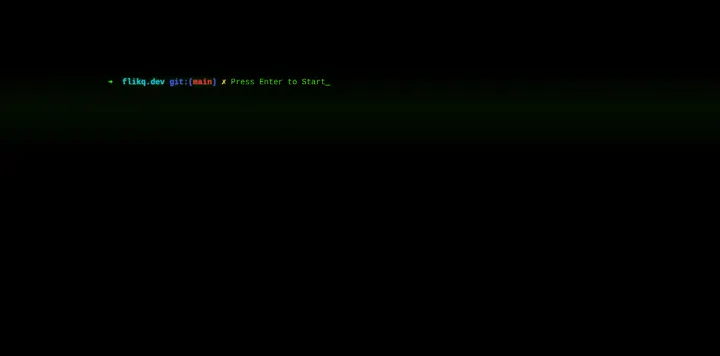 Gavin Weeks 更新个人网站 flikq.dev