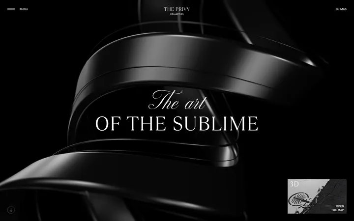 Sobha Privy: a WebGL zoom-scroll landing page for Dubai luxury residences