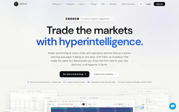 Skylit: an agentic intelligence desk for traders