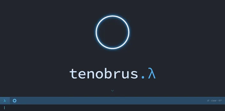 tenobrus.io doubles as an intro for new AI agents