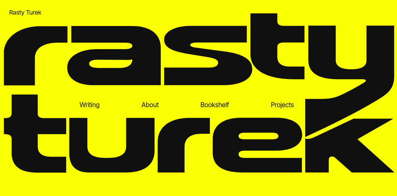 Rasty Turek 的 turek.co 个人站更新