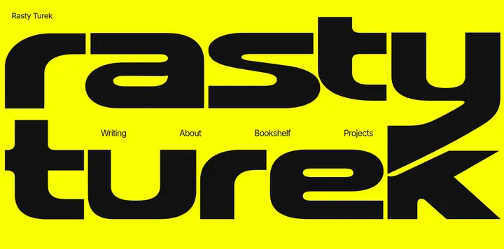 Rasty Turek 的 turek.co 个人站更新