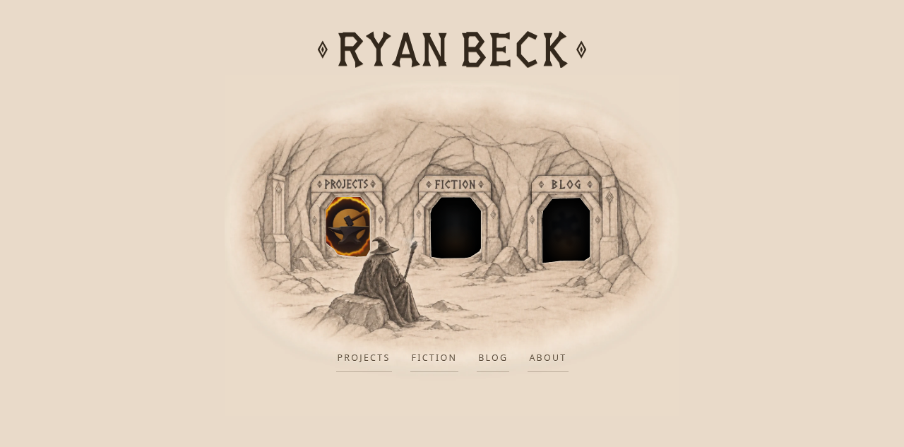 Ryan Beck refreshes personal site ryanrobertbeck.com