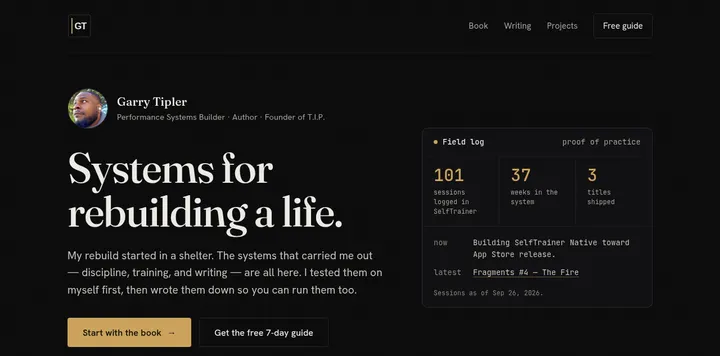 Garry Tipler 个人网站仍在打磨中