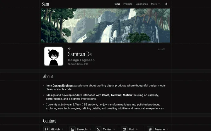 Samiran De 设计工程师作品集