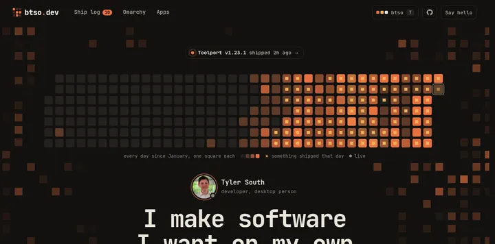 btso.dev 改版：GitHub 活动实时上墙