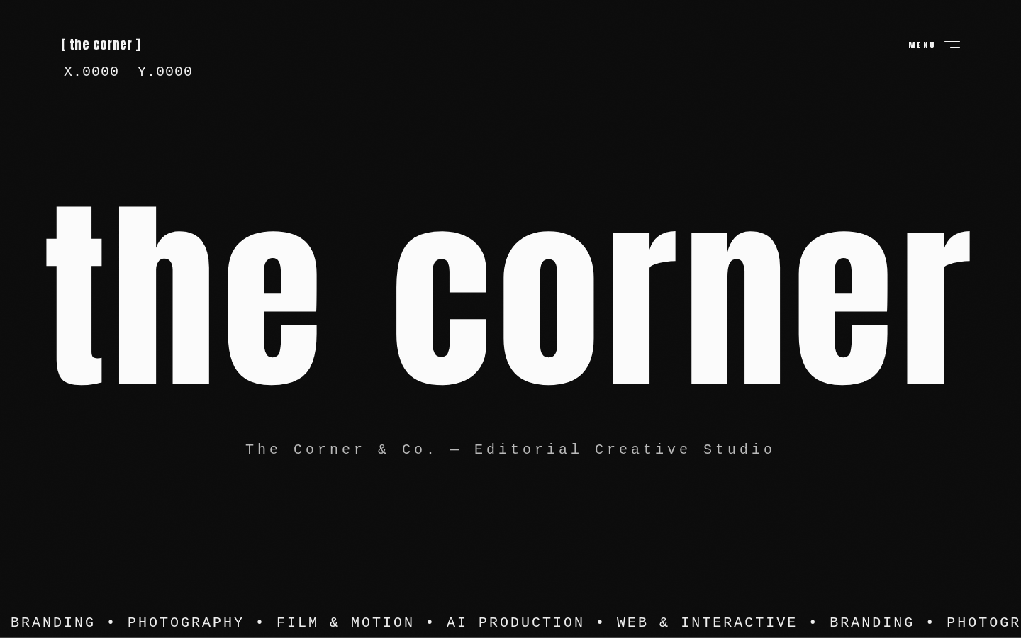 The Corner & Co.:胶片颗粒上的编辑创意工作室