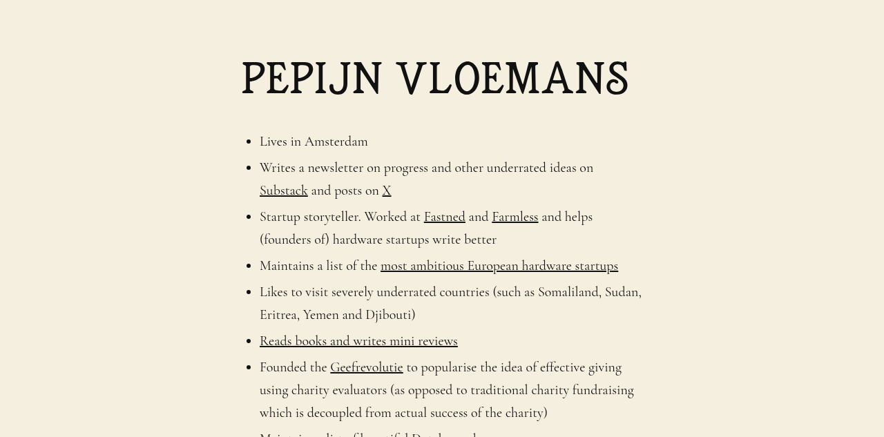 Pepijn Vloemans 个人站谈 Starship