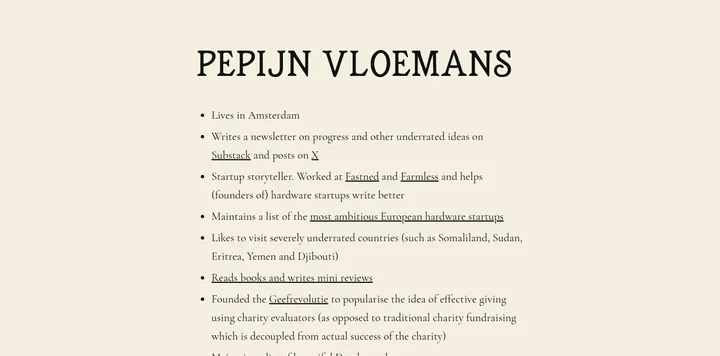 Pepijn Vloemans 个人站谈 Starship