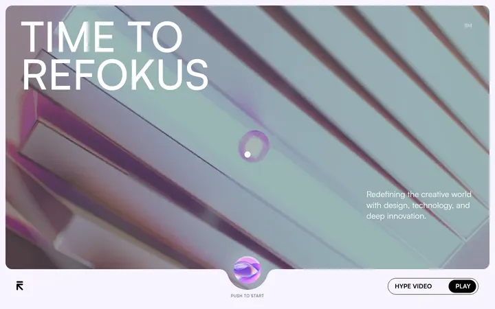 Time to Refokus：紫黑宇宙里点声开启的工作室