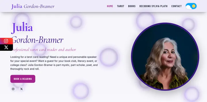 Julia Gordon-Bramer 的新官网上线