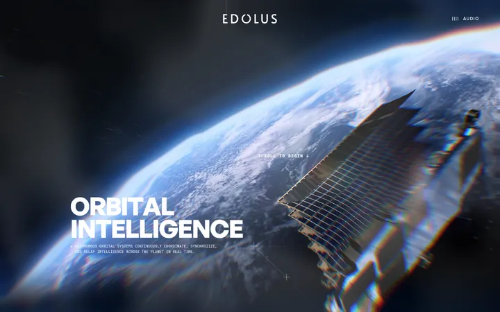 EDOLUS：从轨道俯冲到算力阵列的 WebGL AI 基础设施叙事