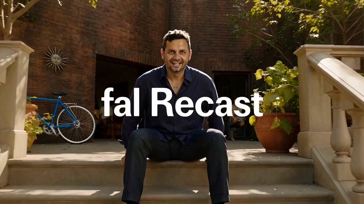 fal Recast：一键替换视频中的角色
