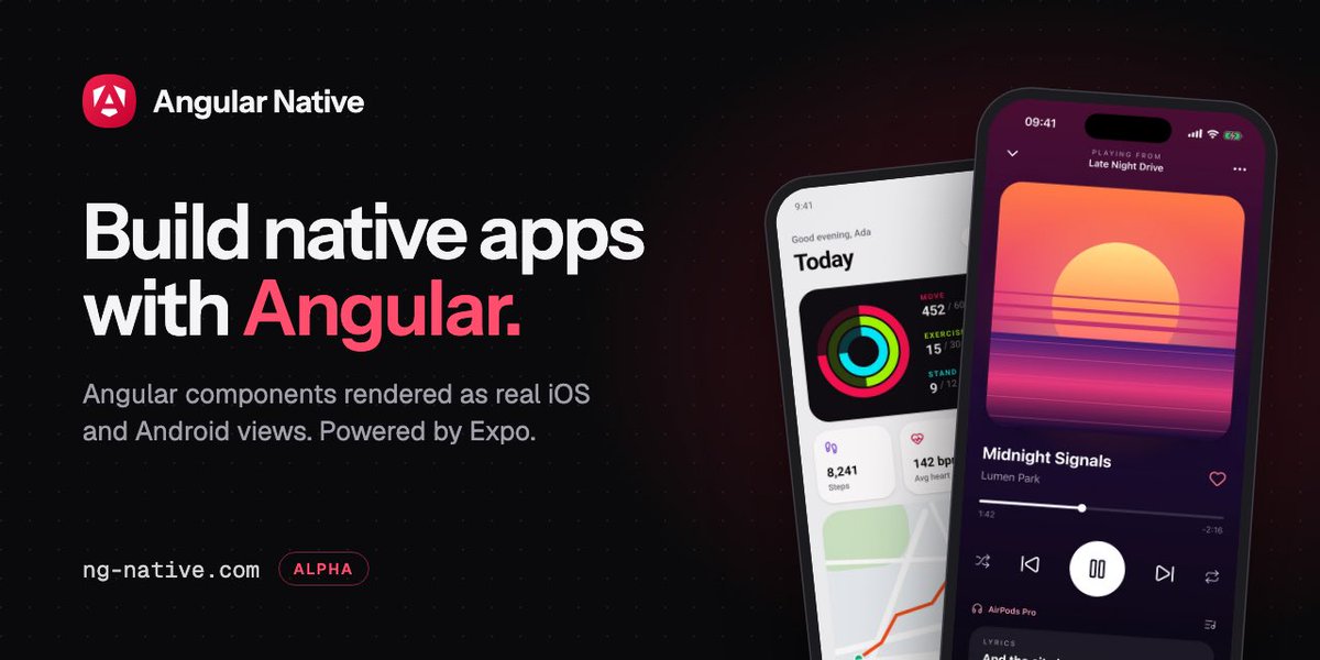 Angular Native 发布：用 Angular 写原生 App