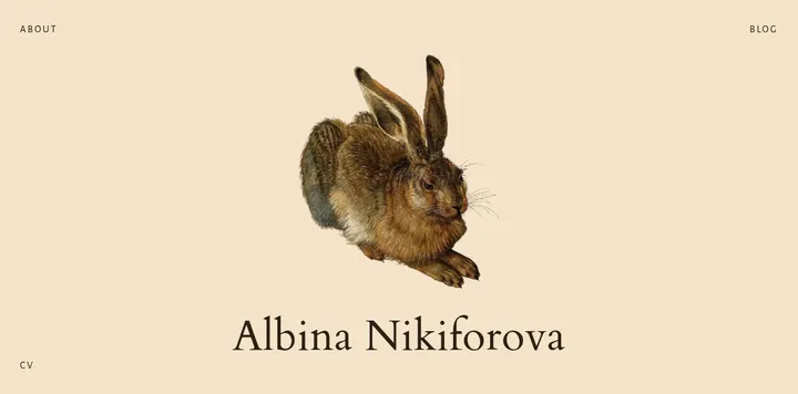 Albina Nikiforova 的像素级个人站