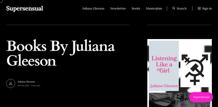 Juliana Gleeson 书籍与写作站