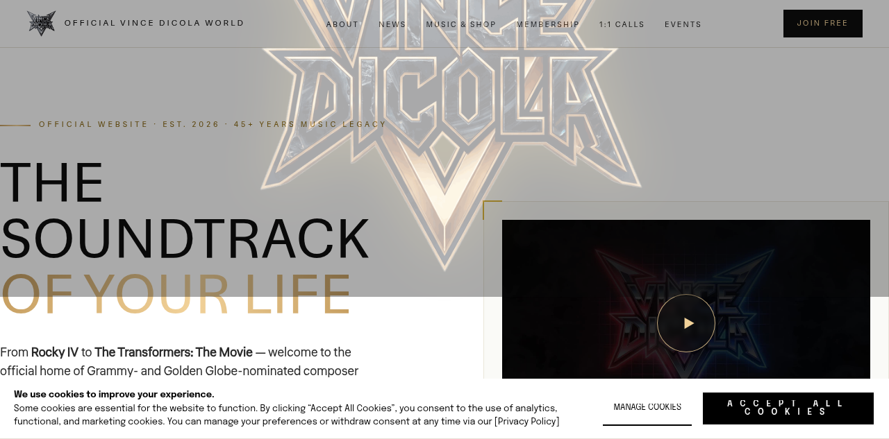 Vince DiCola 官方粉丝总部