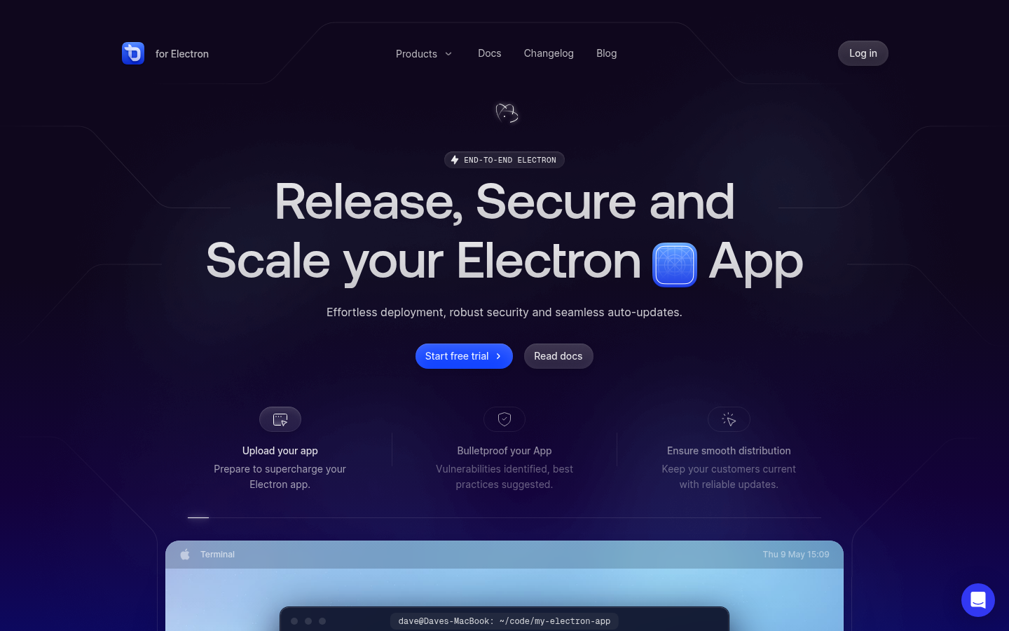 ToDesktop:深蓝渐变里的 Electron 应用发布平台