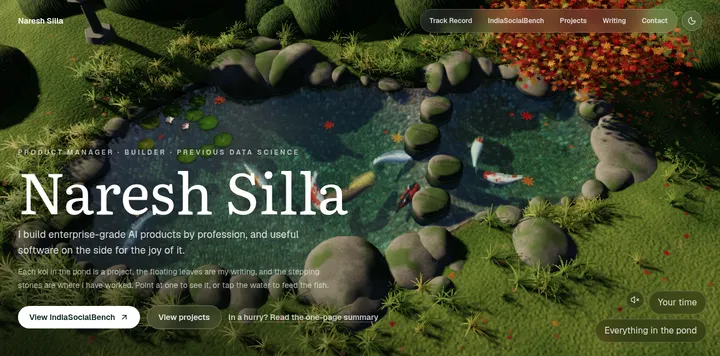 Naresh Silla 的 AI 产品与趣味软件作品集