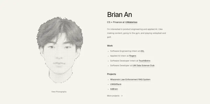 Brian An 的个人作品集