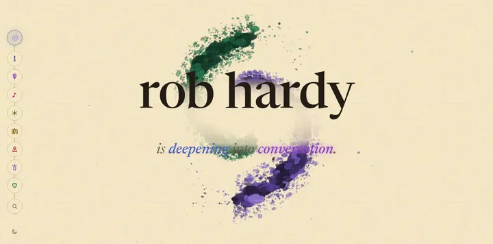 Rob Hardy 的对话式写作站