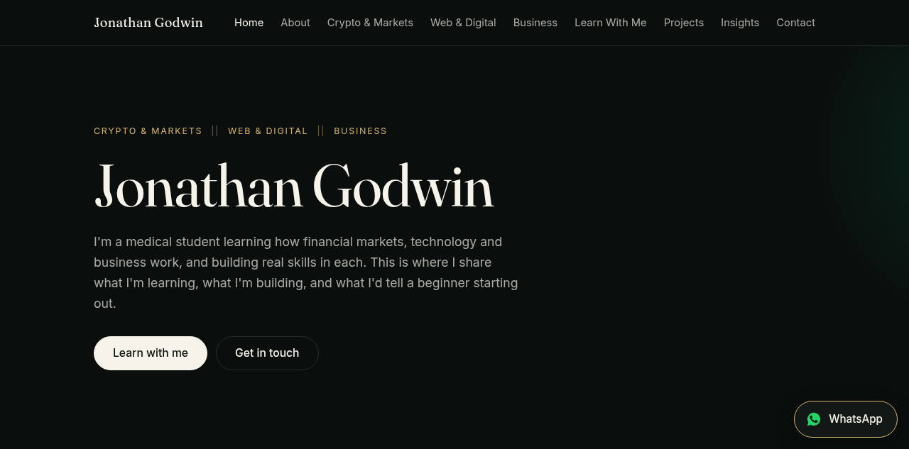 Jonathan Godwin 的加密与市场个人站