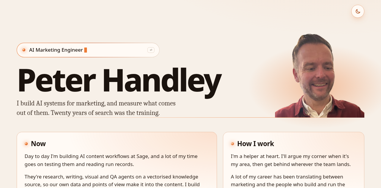 Peter Handley 的 AI 营销工程师站