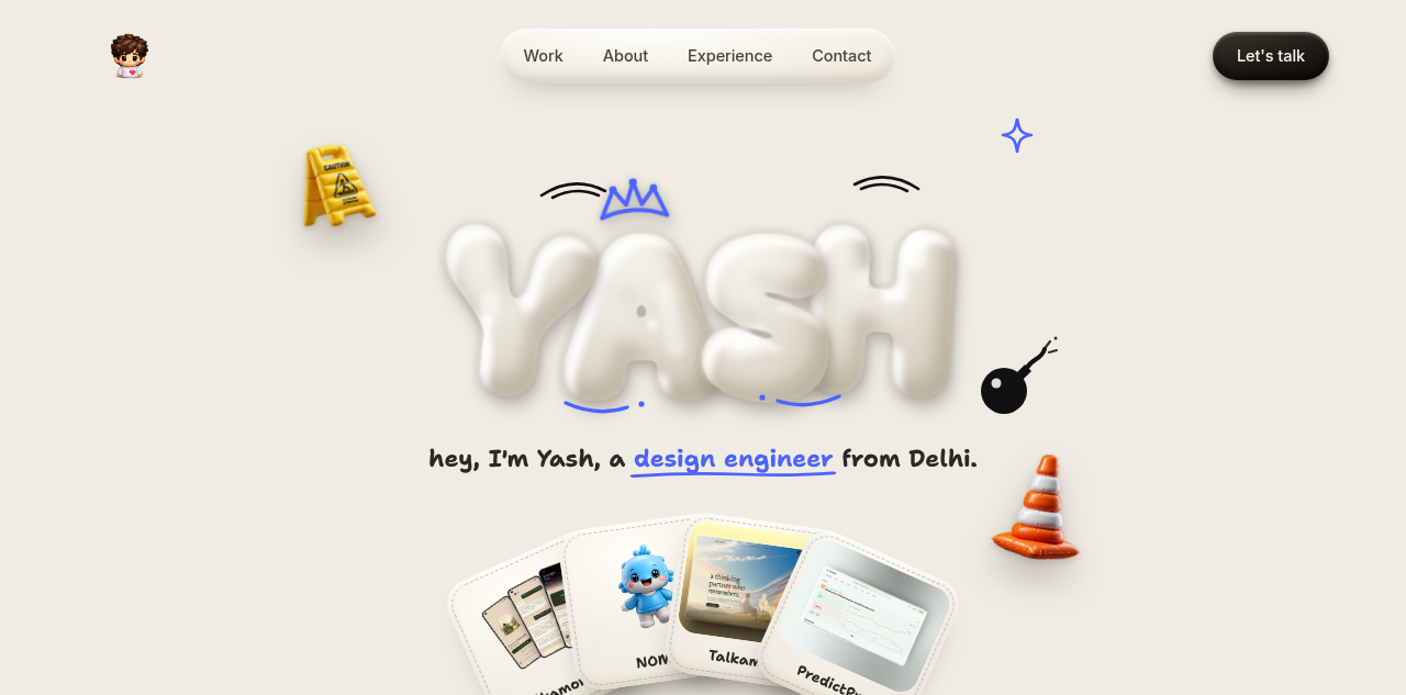 Yash 的设计工程师作品集 yashb.xyz