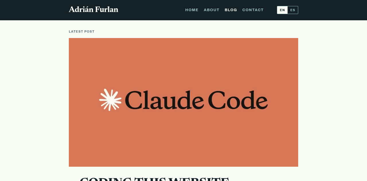 Adrián Furlan 的个人网站与博客