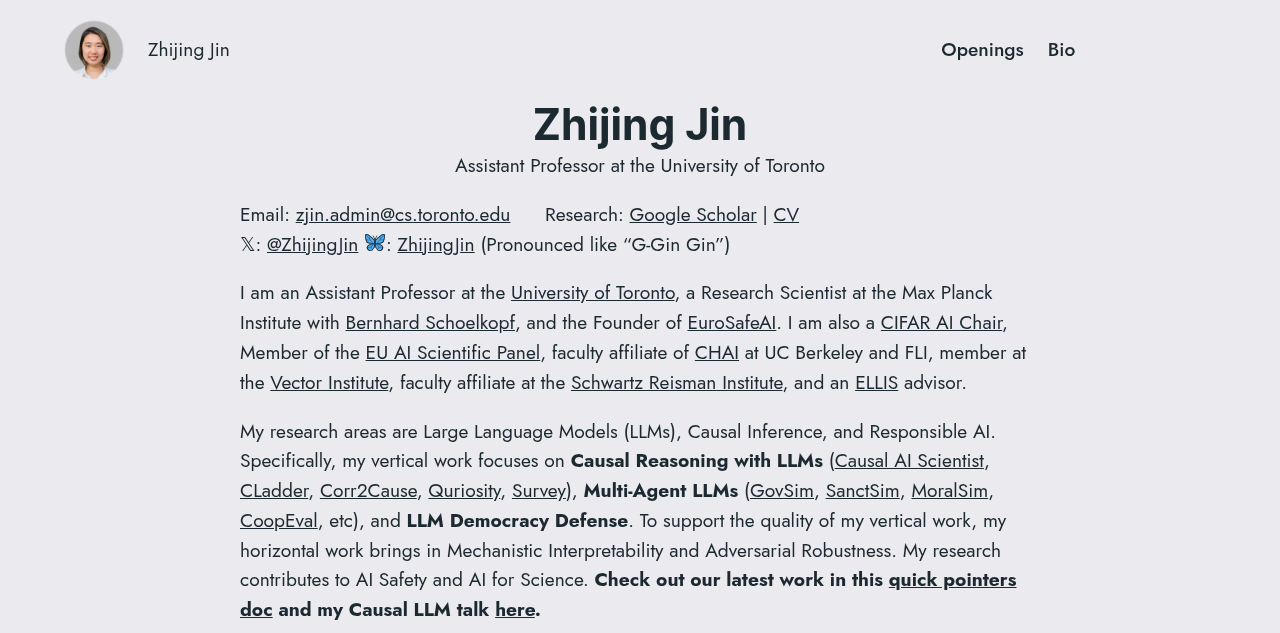 Zhijing Jin 的因果 LLM 研究站