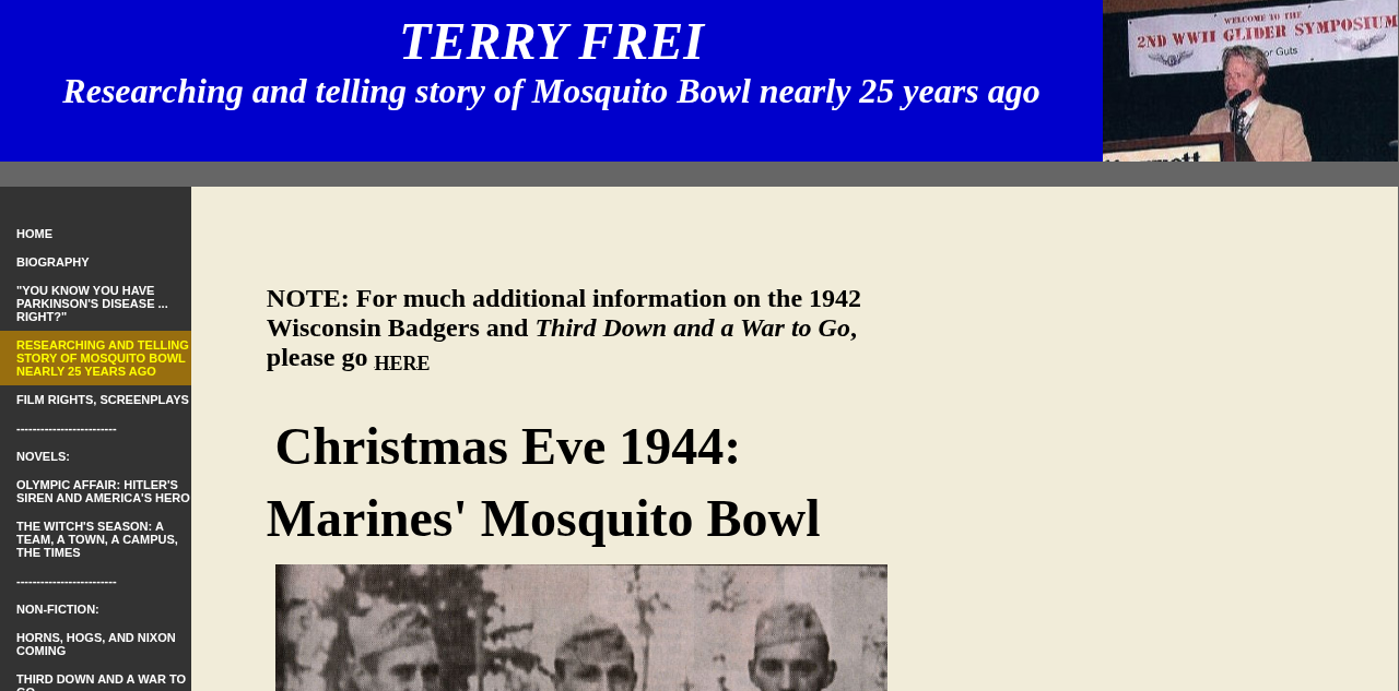 Terry Frei 的 Mosquito Bowl 故事页