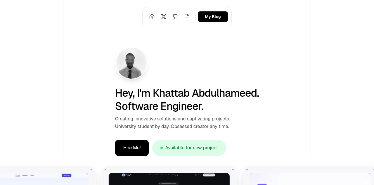 Khattab Abdulhameed 的软件工程师作品集