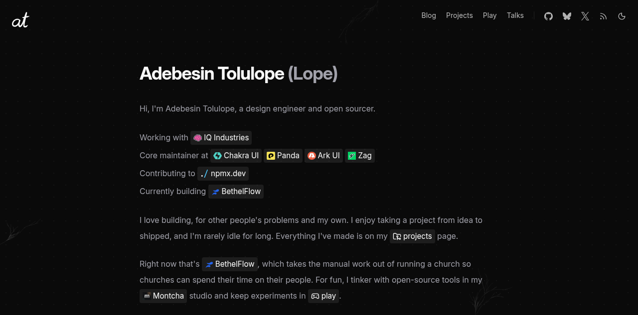 Lope Adebesin 的设计工程师作品集