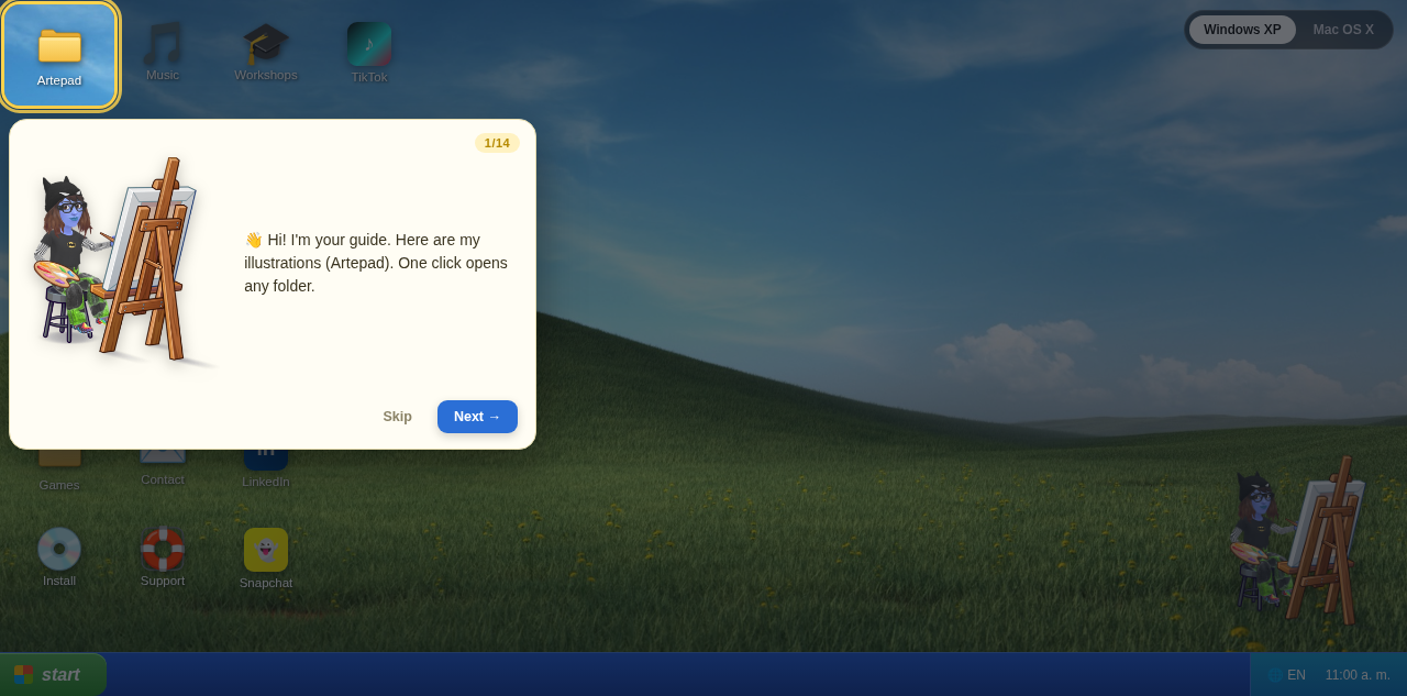 Florencia Raffa 的 OS 风作品集