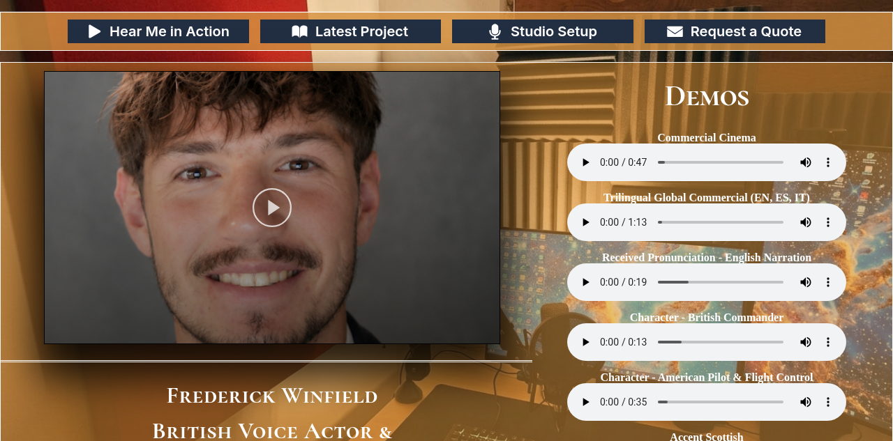 Frederick Winfield 的配音演员站